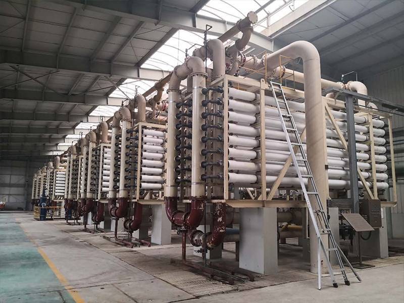 Cheng Da Winder FRP membrane housing is used in the Dalian Hengli petrochemical water treatment project.